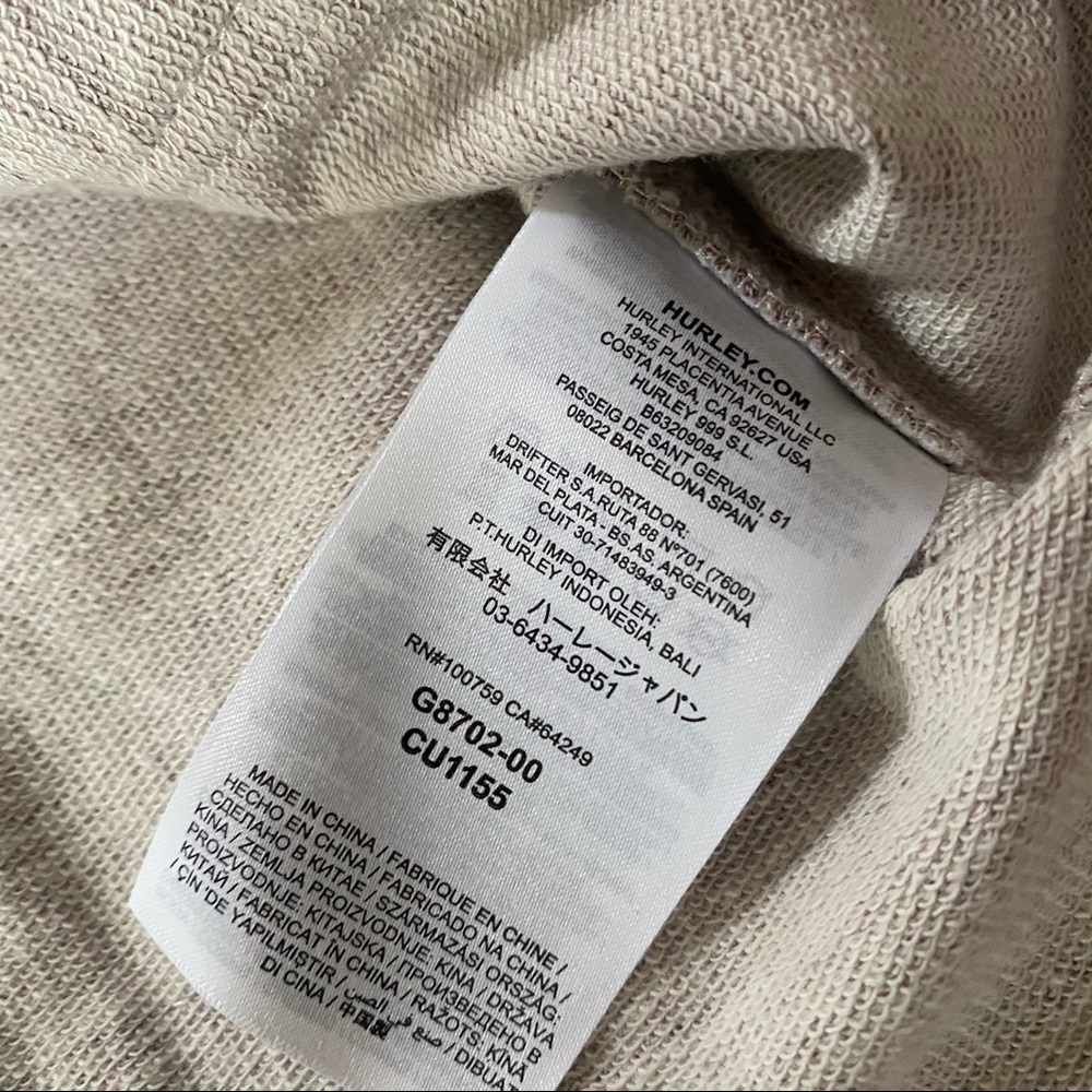 Hurley Modern Surf Poncho Slub Hoodie - Picture 13 of 14